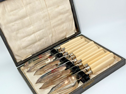 Vintage fish forks - vintage,