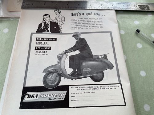 Bsa sunbeam 175 250cc - bsa,