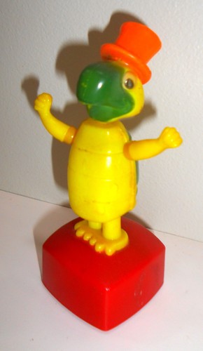 Vintage push button puppet - push, toy