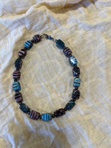Murano necklace with - , some