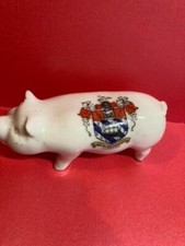 Vintage Crested China Pig-