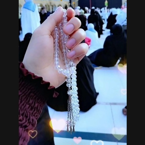 Crystal clear prayer beads - prayer,