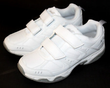 Size 8.5/9W Avia Avi-Union II Strap Hook & Loop Memory Foam White Sneakers Men's