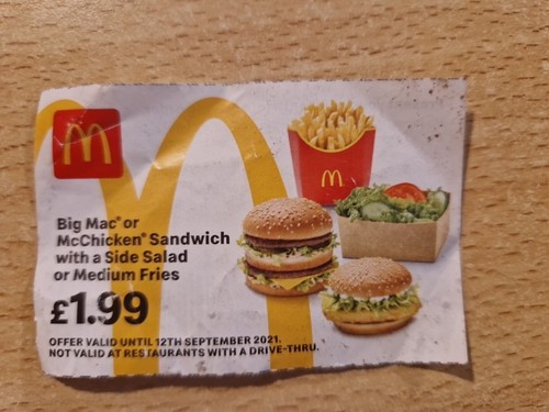 Donald saving discount - donald's,