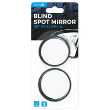 Blind Spot Mirror Convex Stick On Blind spot Auto Car Van Circular Twin Pack