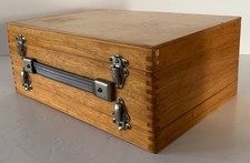 VINTAGE WOODEN CASE DOUBLE
