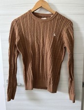 JACK WILLS Women’s CABLE KNIT JUMPER UK 8 - WARM COTTON SWEATER worn few hours