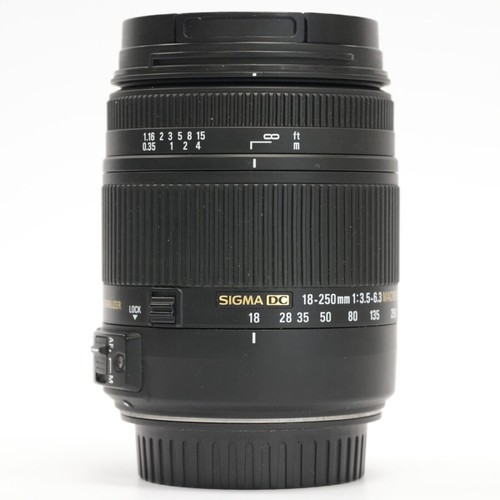 Sigma 250mm 3 - 18-250mm, os