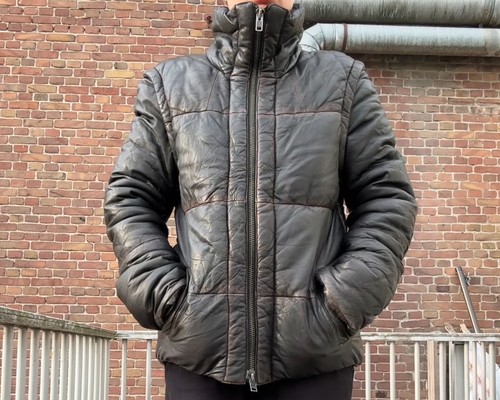Allsaints leather puffer