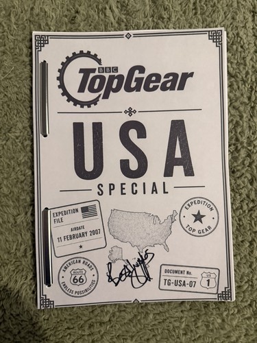 Jeremy clarkson signed top - signed,
