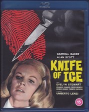 POSTFREE Blu-Ray - Umberto Lenzi's KNIFE OF ICE - Classic Giallo - Carroll Baker