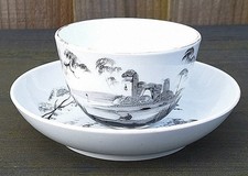 ANTIQUE BAT PRINTED PORCELAIN