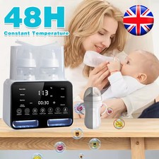 Baby Bottle Warmer Steriliser Fast Milk Warmer with LCD Display and Timer E
