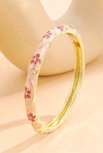 Vintage cloisonne bracelet - cloisonne,