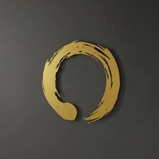 Enso Zen Circle Metal Wall