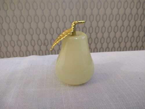 Small marble stone fruit pear - stone,