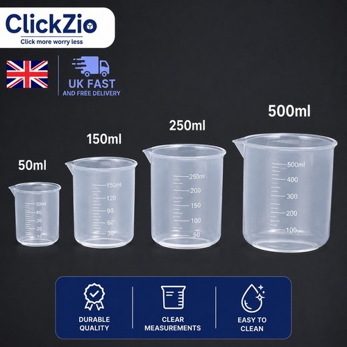 Plastic measuring beaker cup - measuring,