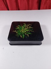 Antique Hand Painted Laquered French Box