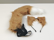 Tail and ears set - long, fox