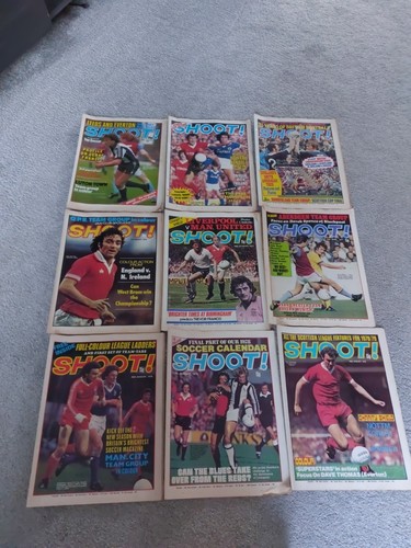 Shoot football magazines 9 - magazines, (9
