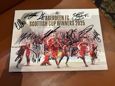 Aberdeen FC - Scottish Cup Winners 2025 Official ***Signed Book***