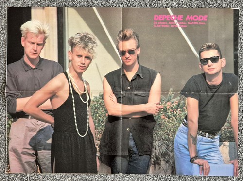 Depeche mode poster italy - depeche,