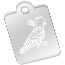 'Sulphur Crested Cockatoo' Acrylic Keyring / Keychains (AK048336)
