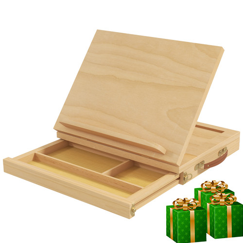 Wooden table easel - table, with