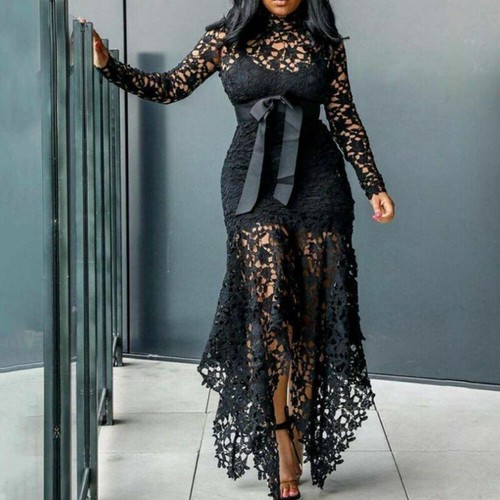 Dress plus size party maxi - dress,