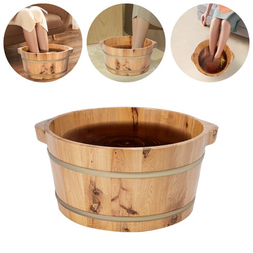Wooden foot soak - basin,