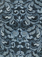 Air Force Blue Floral Corded