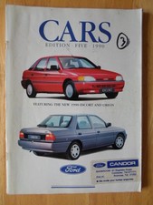 FORD CARS 1990/09 UK Mkt