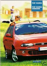 Fiat Marea 2001-03 UK Market Sales Brochure Saloon Weekend SX ELX HLX