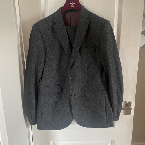 Men grey next suit - next,