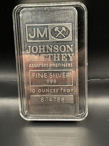 Vintage 10oz silver - silver, bar