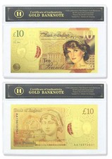 Princess Diana Bank Note In Protective Sleeve 