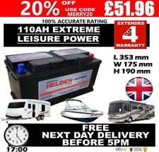 12V 110AH LEISURE BATTERY