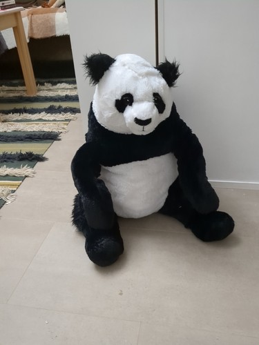 Repaired panda bear - repaired, plushie