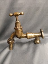 BRASS GARDEN TAP, RECLAIMED &