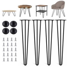 4x Hairpin Legs Base Support