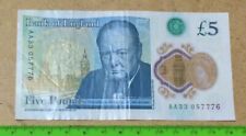 AA33 057776 - NEW £5 NOTE 💷 BANK 🏦 OF ENGLAND 🇬🇧