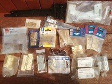 Butt Hinges. Tee Hinges. Brass Hinges - Large Job Lot - Excellent Condition