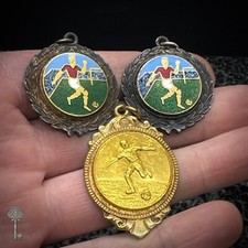 VINTAGE 1960'S FOOTBALL MEDALS