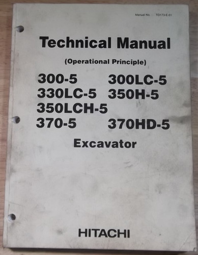 Hitachi 300 330lc - 330lc-5, 350h-5