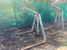 2Ton Adjustable Pallet Forks Lifting Equipment Crane digger telehandler Boscaro