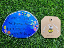 Original hand painted pebble