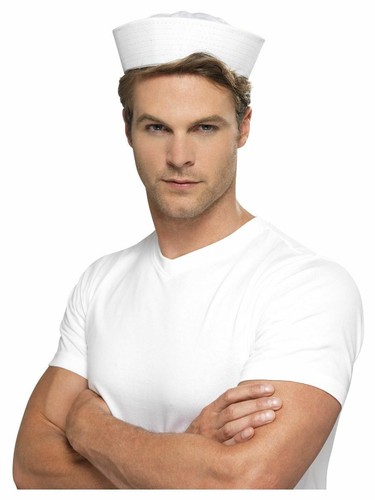 Sailor hat white navy - hat,