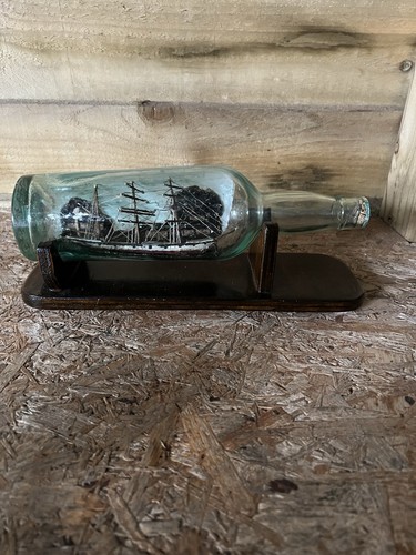 Antique ship bottle - antique, a