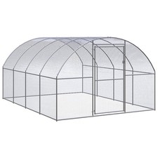 Chicken Coop Silver Galvanised