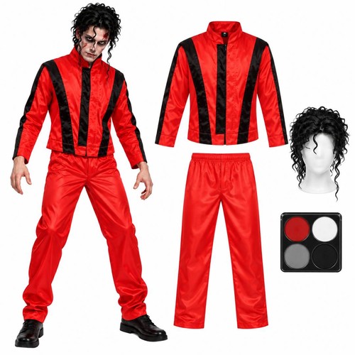 Mens 80s zombie dance - mens,